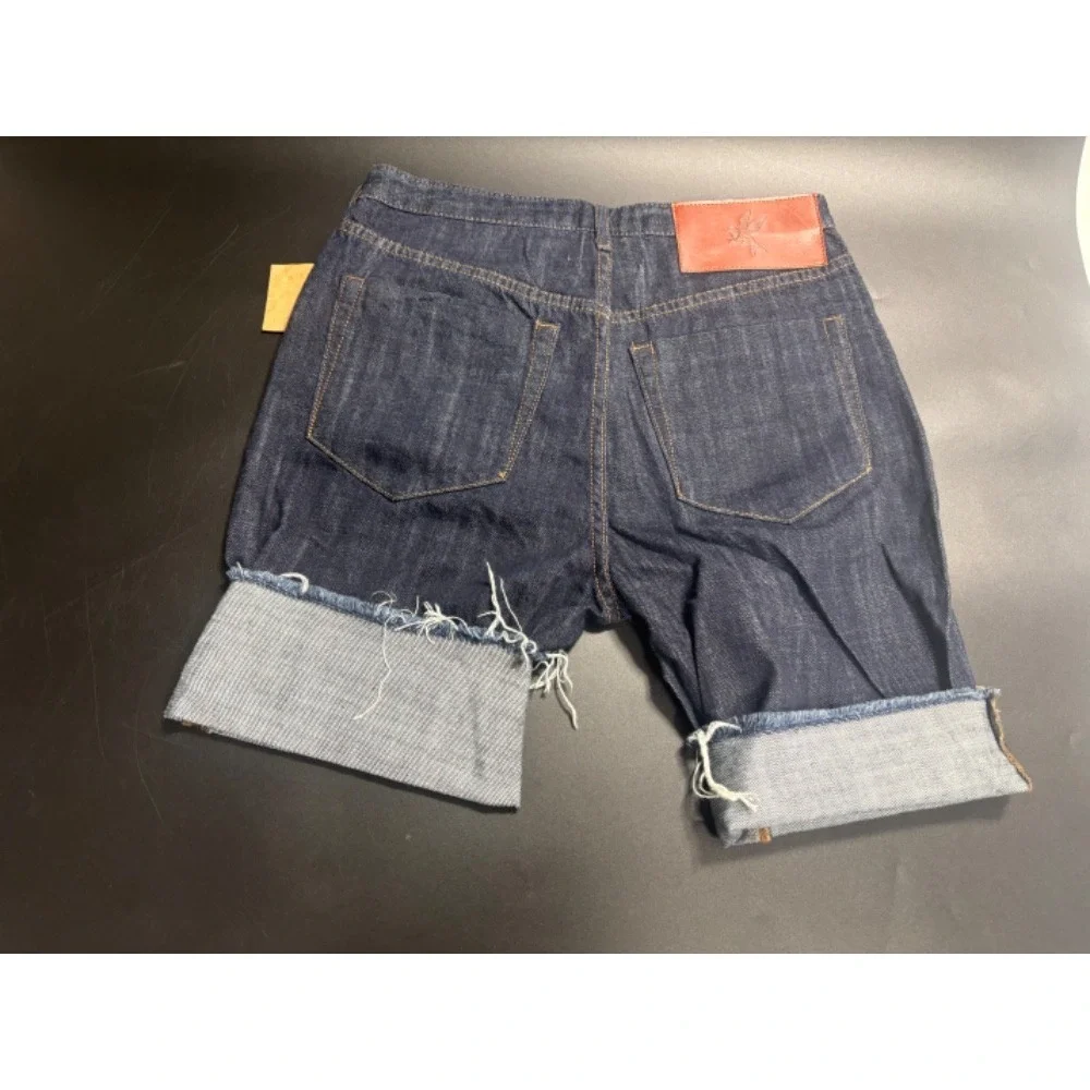 One Teaspoon NWT Men's Organic Raw Bandit Shorts Raw Indigo Size‎ 31 - Picture 3 of 6